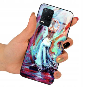 Etui SZKLANE do REALME 8 5G Impresja Wzory + 9H