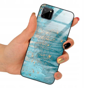 Etui Szklane do REALME C11 Obudowa Case Wzory