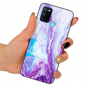 Etui SZKLANE do REALME C17 Obudowa Case Mix Wzory