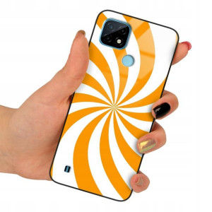 Etui SZKLANE do REALME C21 Obudowa Case Mix Wzory
