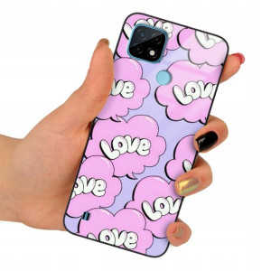 Etui SZKLANE do REALME C21 Obudowa Case Mix Wzory