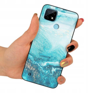 Etui SZKLANE do REALME C21 Obudowa Case Mix Wzory