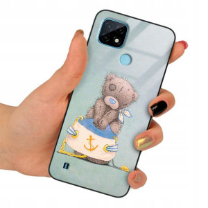 Etui SZKLANE do REALME C21 Tatty Teddy Mix Wzory