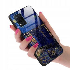 Etui Szklane do REALME V13 5G Impresjonizm Wzory