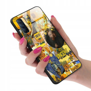 Etui Szklane do REALME V15 Case Impresja Top Wzory