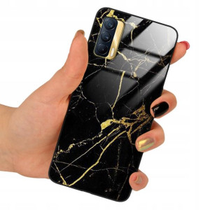 Etui SZKLANE do REALME V15 Obudowa Case Mix Wzory