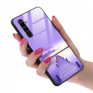 Etui SZKLANE do REALME X50 PRO Obudowa Case Wzory