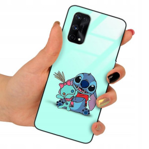 Etui SZKLANE do REALME X7 PRO Lilo Stitch Wzory