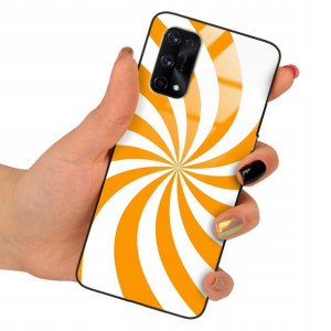 Etui SZKLANE do REALME X7 PRO Obudowa Case Wzory