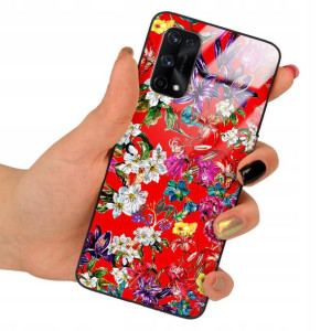Etui SZKLANE do REALME X7 PRO Obudowa Case Wzory