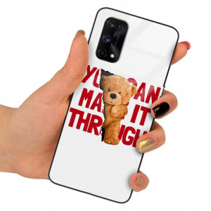 Etui Szklane do REALME X7 PRO Obudowa Misie Wzory