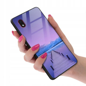Etui SZKLANE do SAMSUNG A01 CORE Obudowa TOP Wzory