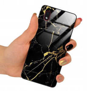 Etui SZKLANE do SAMSUNG A01 CORE Obudowa Wzory