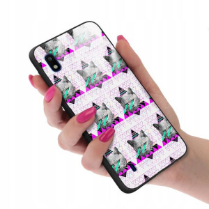 Etui SZKLANE do SAMSUNG A10 Obudowa Case TOP Wzory