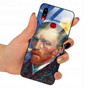 Etui SZKLANE do SAMSUNG A10s Impresja Wzory + 9H