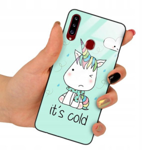 Etui Szklane do SAMSUNG A20S Obudowa Case Wzory