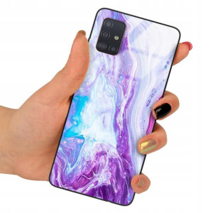 Etui SZKLANE do SAMSUNG A51 Obudowa Case Wzory