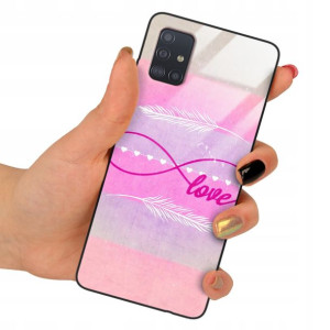 Etui SZKLANE do SAMSUNG A51 Obudowa Dużo Wzorów
