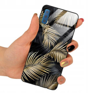 Etui SZKLANE do SAMSUNG A7 2018 Obudowa Case Wzory