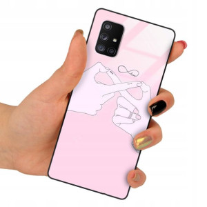 Etui Szklane do SAMSUNG A71 5G Obudowa Case Wzory