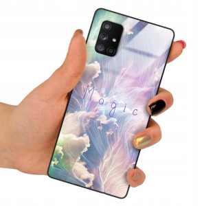 Etui Szklane do SAMSUNG A71 5G Obudowa Case Wzory