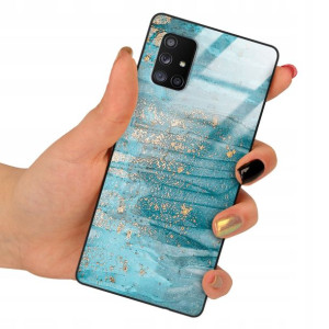 Etui Szklane do SAMSUNG A71 5G Obudowa Case Wzory