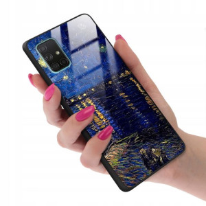 Etui Szklane do SAMSUNG A71 Monet Impresja Wzory
