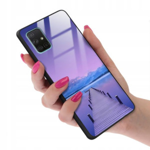Etui SZKLANE do SAMSUNG A71 Obudowa Case TOP Wzory