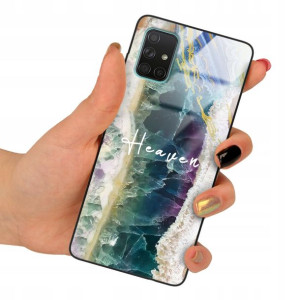 Etui Szklane do SAMSUNG A71 Obudowa Case Wzory
