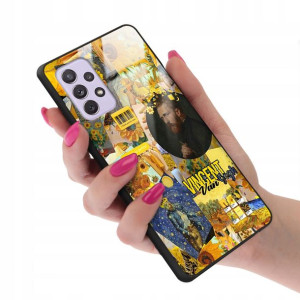 Etui Szklane do SAMSUNG A72 5G Impresja Dali Wzory