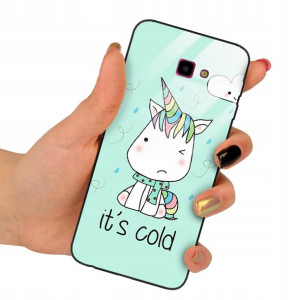 Etui Szklane do SAMSUNG J4 PLUS 2018 Obudowa Wzory