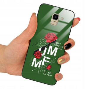 Etui Szklane do SAMSUNG J6 2018 Obudowa Case Wzory