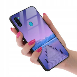 Etui SZKLANE do SAMSUNG M11 Obudowa Case TOP Wzory
