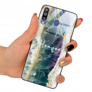 Etui Szklane do SAMSUNG M30 Obudowa Case Wzory