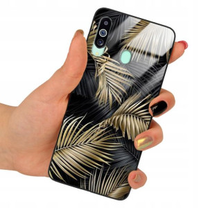 Etui SZKLANE do SAMSUNG M40 Obudowa Case Wzory