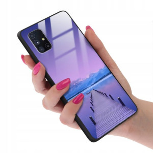 Etui SZKLANE do SAMSUNG M51 Obudowa Case TOP Wzory