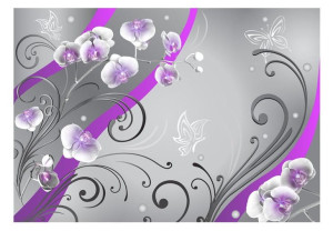 Fototapeta - Purpurowe orchidee - wariacja [Rozmiar: 400X280]