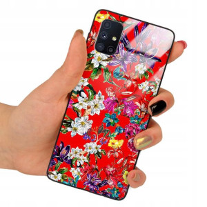 Etui SZKLANE do SAMSUNG M51 Obudowa Case Wzory