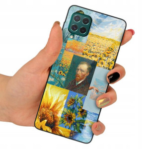 Etui SZKLANE do SAMSUNG M62 Impresja Wzory + 9H