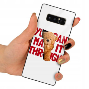 Etui Szklane do SAMSUNG NOTE 8 Obudowa Misie Wzory