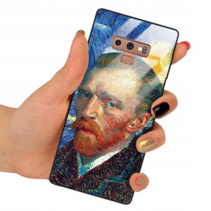 Etui SZKLANE do SAMSUNG NOTE 9 Impresja Wzory + 9H