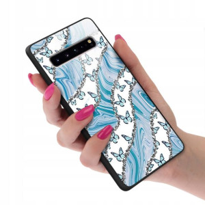 Etui Szklane do SAMSUNG S10 5G Motyle Case Wzory