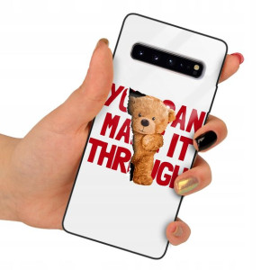 Etui Szklane do SAMSUNG S10 5G Obudowa Misie Wzory