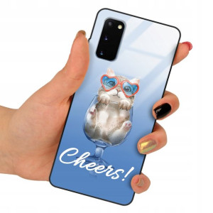 Etui Szklane do SAMSUNG S20 Obudowa Misie Wzory