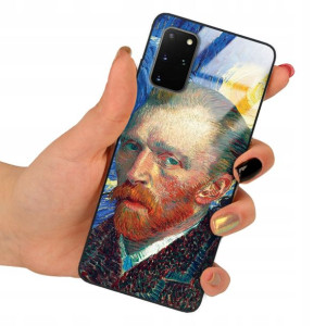 Etui SZKLANE do SAMSUNG S20 PLUS Gogh Wzory + 9H