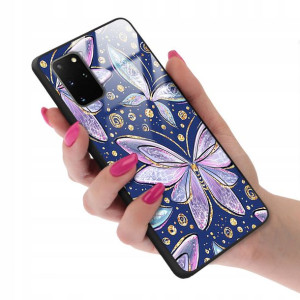 Etui Szklane do SAMSUNG S20 PLUS Motyle Case Wzory