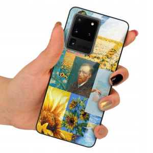 Etui SZKLANE do SAMSUNG S20 ULTRA Gogh Wzory + 9H