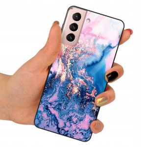 Etui SZKLANE do SAMSUNG S21 Case Dużo Wzorów