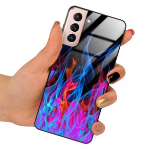 Etui SZKLANE do SAMSUNG S21 Case Dużo Wzorów