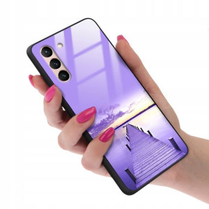 Etui SZKLANE do SAMSUNG S21 Obudowa Case TOP Wzory